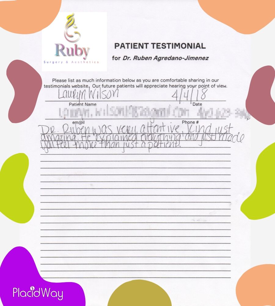 Lauryn Wilson - Patient Testimonial at Ruby® Surgery & Aesthetics, Guadalajara, Mexico